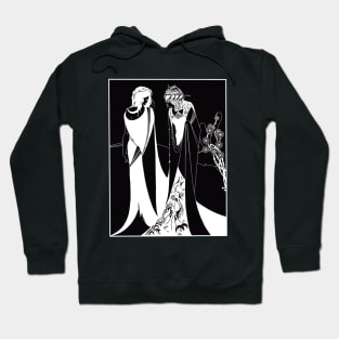 Salome and her mother (white on black) Hoodie